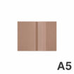 Picture of EXERCISE BOOK COVER A5 BROWN